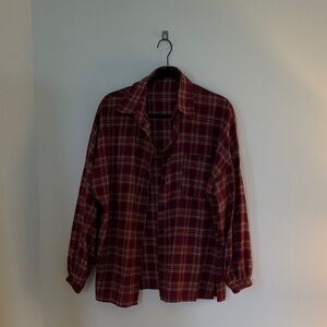 Men's Soft Red Flannel
